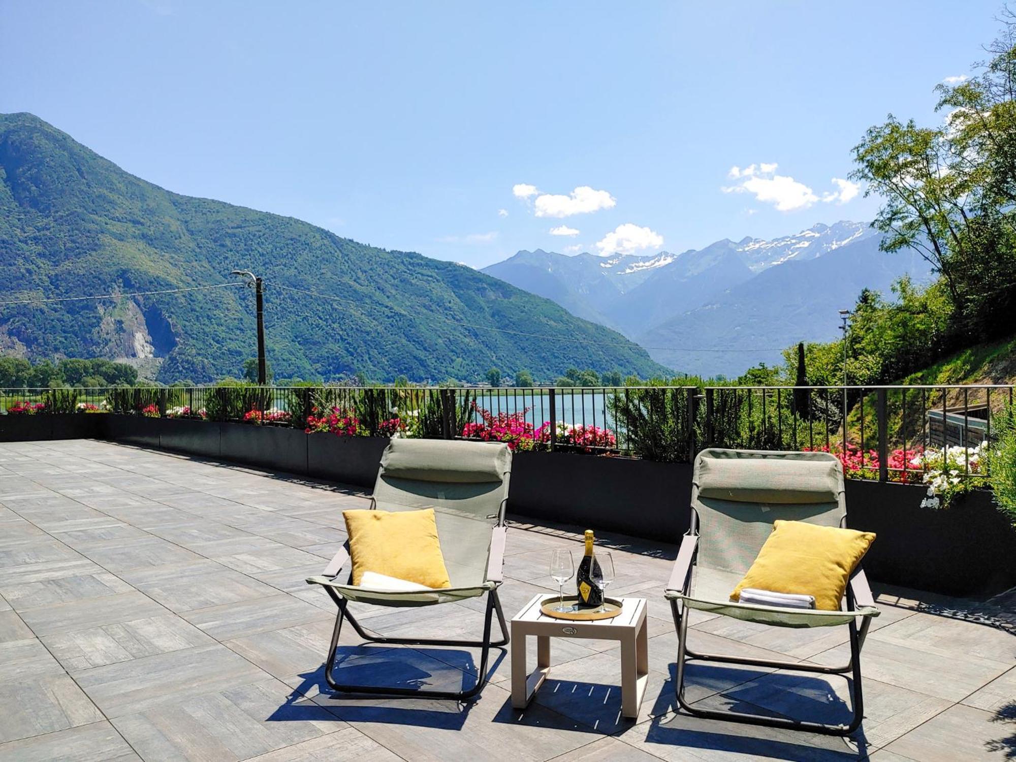 Dascio Vita See Ferienwohnung Mit Dachterrasse 외부 사진