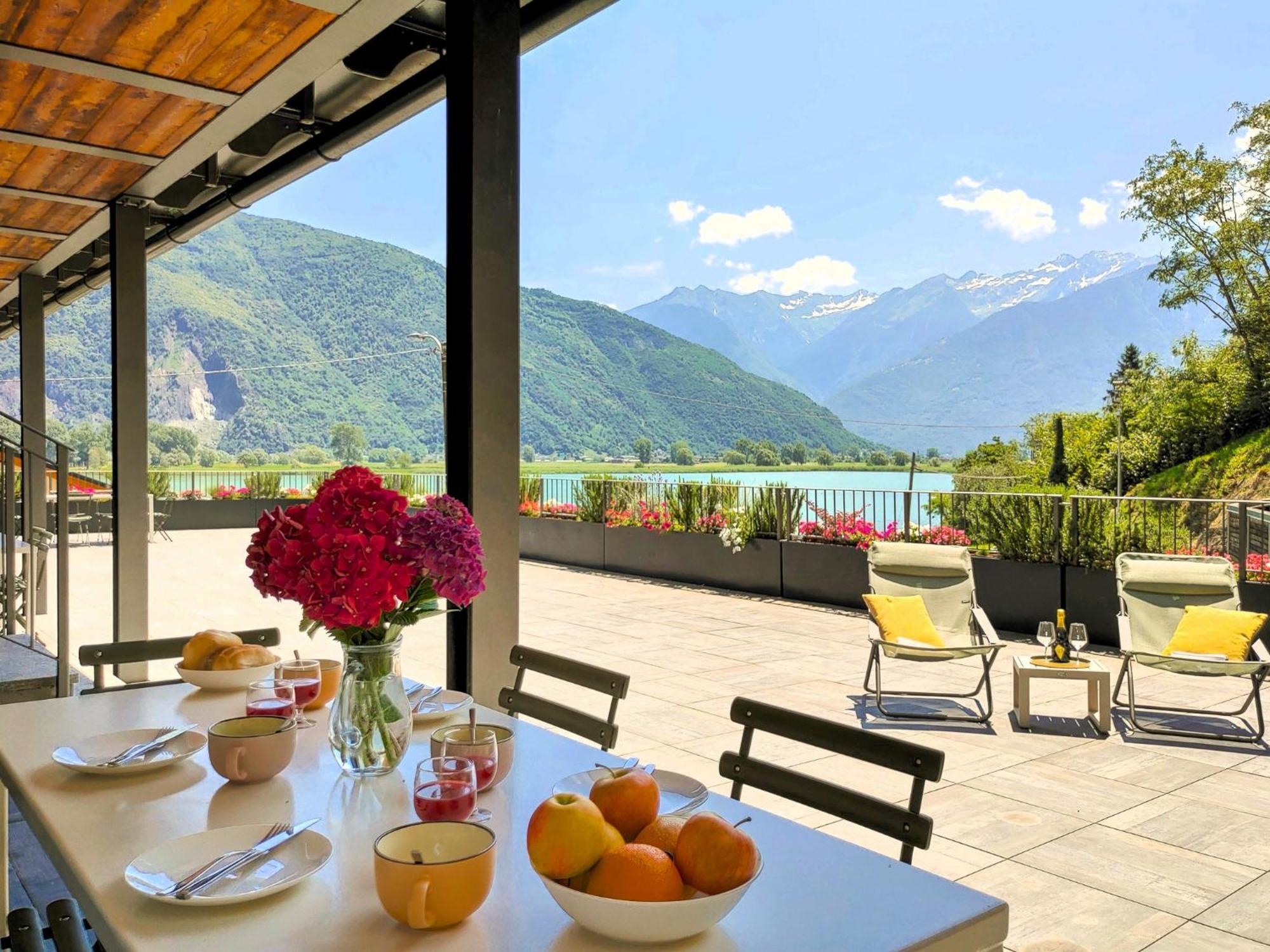 Dascio Vita See Ferienwohnung Mit Dachterrasse 외부 사진