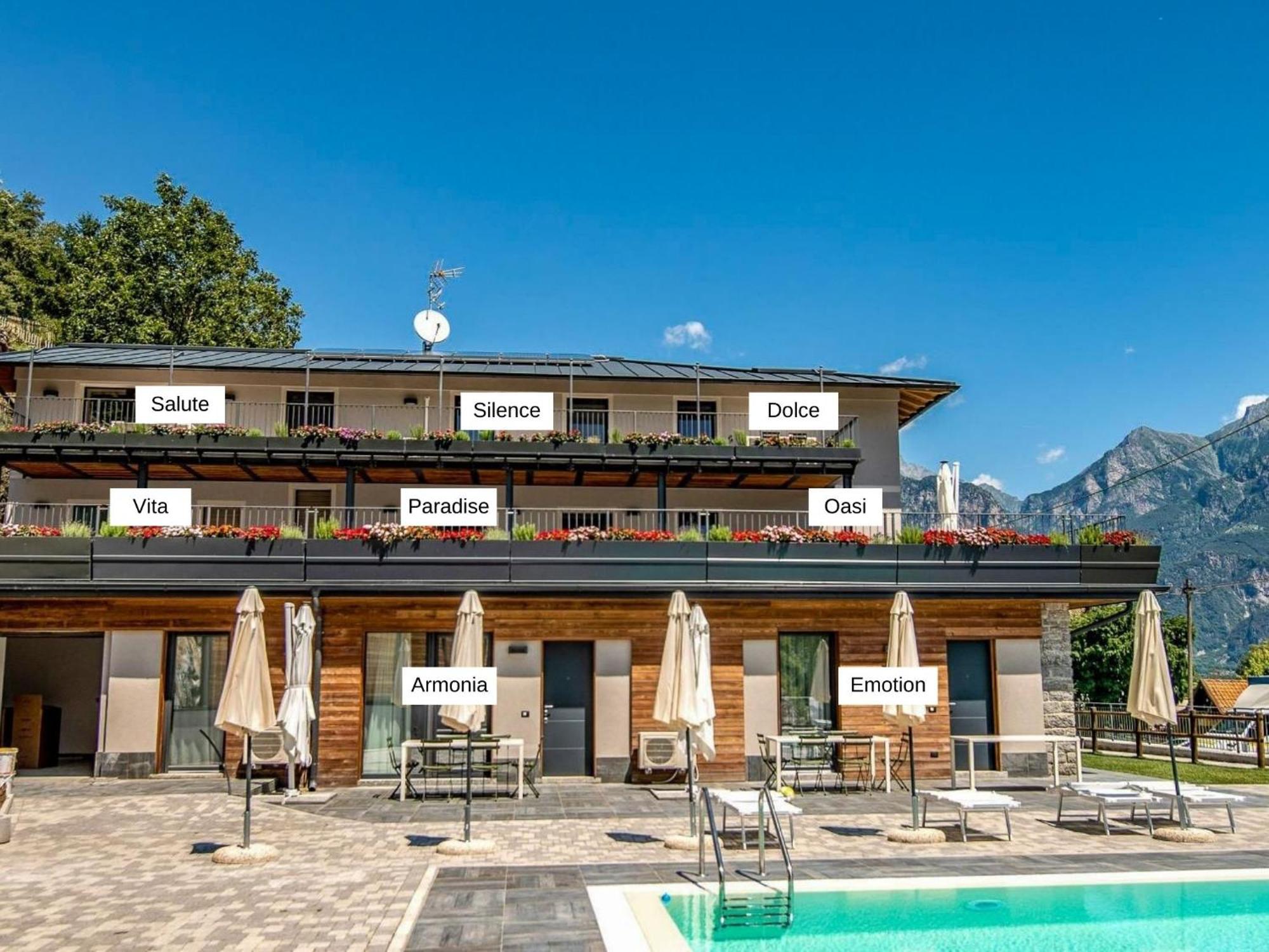 Dascio Vita See Ferienwohnung Mit Dachterrasse 외부 사진